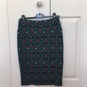 Lularoe S Cassie pencil skirt. Never worn. No tags